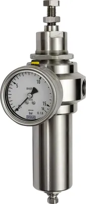 Produktbild von Riegler Edelstahl-Filterregler, 1.4401, BG 1, G 3/8, 1,7 - 17,5 bar