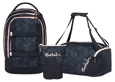 Produktbild von Satch Pack Midnight Jungle Schulrucksack Set 3tlg.