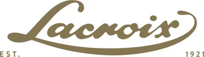 The image shows the brand logo "Lacroix" with "EST. 1921" below it.
