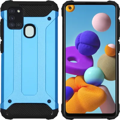 Produktbild von imoshion Rugged Xtreme Case Samsung Galaxy A21s - Hellblau