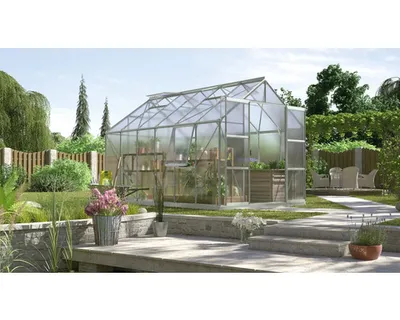 Obrázek produktu pro Vitavia skleník "Jupiter 9900" hliníkový eloxovaný 9,9 m² 4 mm HKP