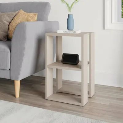 Immagine prodotto di Comodino due ripiani Lonie 34x30x55h colore cashmere