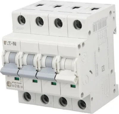 Produktbild von HN-C16/3N Leitungsschutzschalter 6kA C16A 3P+N 194911 EATON