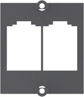 Produktbild von BACHMANN Rahmen für 2x METZ CONNECT E-DAT Modul CAT6