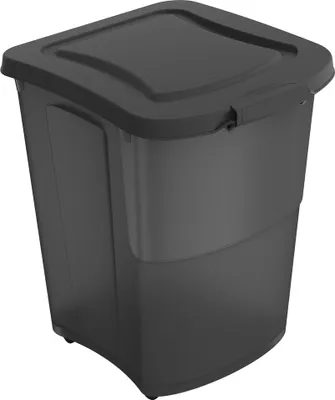 Produktbild von Rotho Tierfutterbehälter 38L Archie - Futtercontainer Hund 41 x 37 x 50 cm - Aufbewahrungsbox Tierfutter Katze - Futtertonne mit Deckel und Rollen