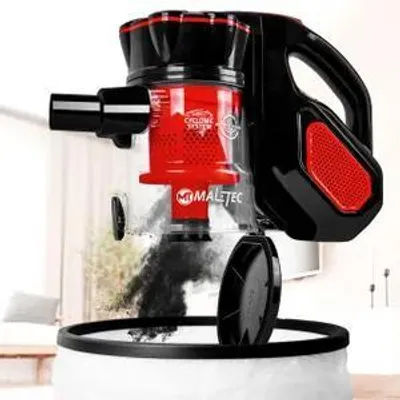 Obrázek produktu pro MalTec Ruční vysavač Vysavač Vertical Turbo Cyclone 5 v 1 | 600W bezsáčkový | Vysavač do auta Home Camping