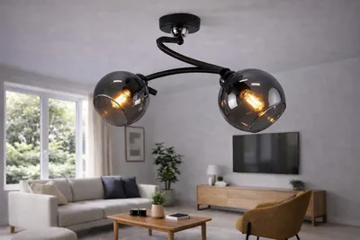 Zdjęcie produktu dla Euro-Lamp Lampa Sufitowa Mario 2 chrom 2x60W PRODUCENT