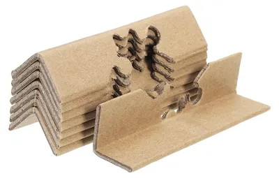 Eckenschützer aus Karton, 50 Stück, 60x30x4 mm, braun