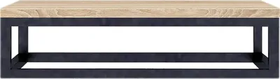 Produktbild von Waschtischplatte 60x35x21 cm aus Eschenholz – Massivholz Konsole für Aufsatzwaschbecken – Wandhalterung lackiert