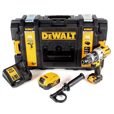Produktbild von DeWalt DCD 996 P1 Akku Schlagbohrschrauber 18V 95Nm Brushless + 1x Akku 5,0Ah + Ladegerät + Toughbox