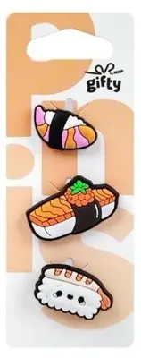 Produktbild von Silikon-Sushi-Anstecker, 3 Stück - MFP
