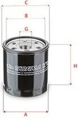 Produktbild von Ölfilter SOFIMA S 3721 R Filtereinsatz für MAZDA CX-5 (KE, GH) 6 Kombi (GJ, GL) 5 (CR19) 3 Schrägheck (BM, BN) CX-5 (KF) 6 Kombi (GH)