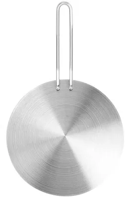 Productafbeelding van Inductieadapterplaat 20 cm - RVS - Warmteverspreider voor volautomatische koffiemachines en kookaccessoires