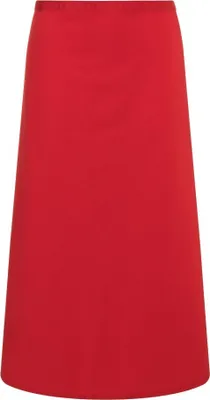 Immagine prodotto di Karlowsky BBSS 3 | Grembiule Bistro Basic con tasca - 70 x 70 cm - Colore: Rosso (circa Pantone 200C) - Dimensioni: 70 x 70 cm