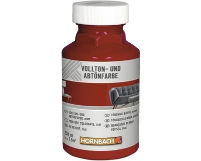 Produktbild von HORNBACH Voll- und Abtönfarbe mohnrot 250 ml