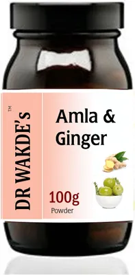 Produktbild von DR WAKDE'S Amla & Ingwerpulver | Ayurveda-Supplement | Vegan | 100% Kräuter | Mengenrabatte | Am selben Tag Versand