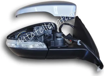 Produktbild von Außenspiegel Spiegel rechts elektrisch für Für VW PASSAT B7 2010 - 15 silber LA7W