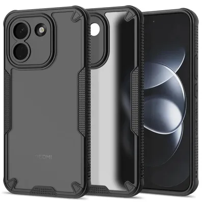 Obrázok produktu pre TECH-PROTECT RUGGED SHIELD – ochranný kryt pre Xiaomi Redmi Note 17 Pro Max 5G, matná čierna farba