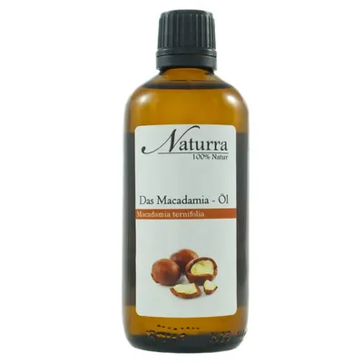 Bio Macadamianussöl 100ml kaltgepresst unraffiniert nativ vegan Hautöl Naturkosmetik