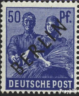 Produktbild von Briefmarken Berlin (West) 1948 Mi 13 postfrisch Schwarzaufdruck
