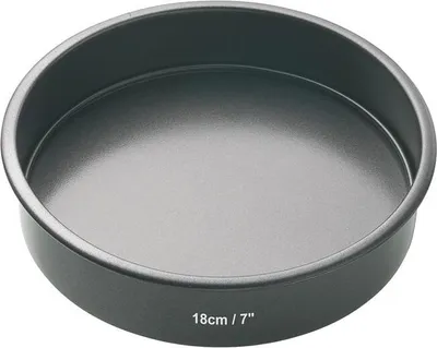 Produktbild von MASTERCLASS Antihaftbeschichtete Sandwichpfanne Antihaftbeschichteter loser Boden of 18 cm, Stahl, Schwarz