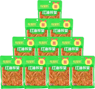 Produktbild von Weijute Eingelegtes Zhacai Gemüse mit Chili 10x138g