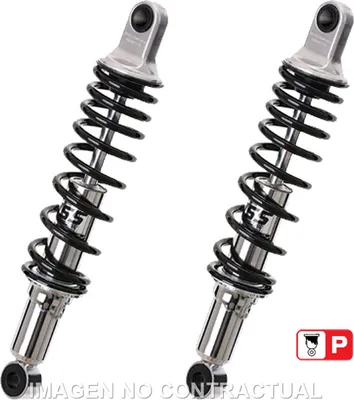 Zdjęcie produktu dla Tylny amortyzator stereo serii D222 odpowiedni do Yamaha XJR 400/R, 1200/R, 1300, odpowiedni do Kawasaki Z750 RD222-330P-37-18