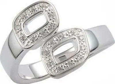 Produktbild von Fossil Damenring 925er Sterlingsilber Silber Zirkonia Gr. 50(15,9) JF13583040503
