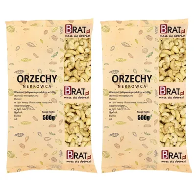 Produktbild von Cashewnüsse 1kg (2x500g)