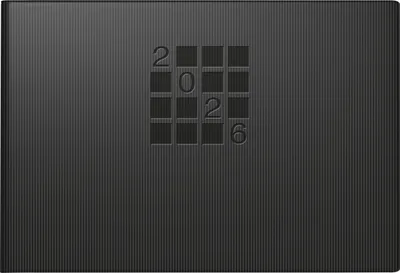 Produktbild von rido/idé 7017561906 | Taschenkalender Mod. Septimus 2026 | A6 quer, Papier, schwarz
