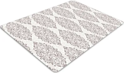Produktbild von Stuhlunterlage Bürostuhlunterlage 120 cm x 90 cm Bodenmatte Bürostuhlunterlage - Damast