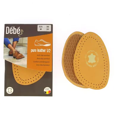 Produktbild von DEBE Reines Leder 1/2 - Halbledersohle mit stoßabsorbierender Latexunterschicht - 40-41