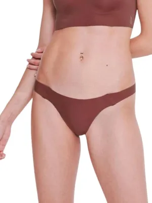 Productafbeelding van Sloggi damesondergoed Zero Feel 2.0, model Tiny Tanga, kleur Burnt Henna, maat S
