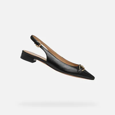 Produktbild von Geox Schwarze Damenballerinas Giselda 15 36