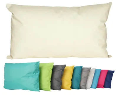 Produktbild von JACK Outdoor Lounge Kissen 30x50cm Dekokissen inkl. Füllung Wasserfest Sitzkissen Garten Stuhl Lotus Effekt, Farbe:Sand