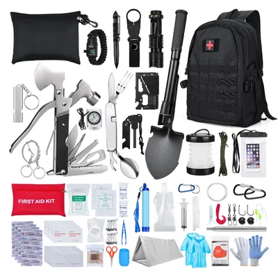Produktbild von Survival Kit/Notfallset für Camping mit Erste-Hilfe-Set, Geschenke für Männer