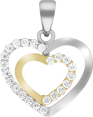 Produktbild von Damen Anhänger 925 Sterling Silber mit Zirkonia