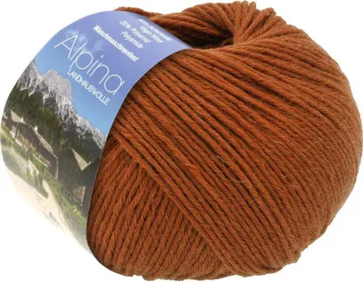 Produktbild von Lana Grossa - Alpina Landhauswolle 0062 rostbraun