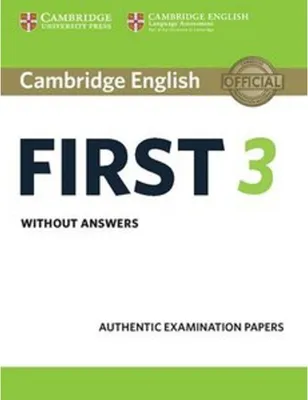 Immagine prodotto di Cambridge English First 3. S.B. without answers