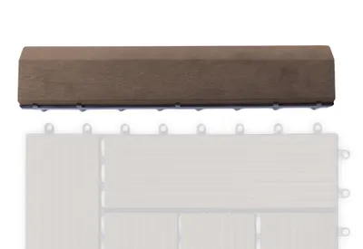 Obrázok produktu pre G21 Prechodová lišta G21 Indický teak pre WPC dlaždice, 30 x 7,5 cm rovná G21-63910065