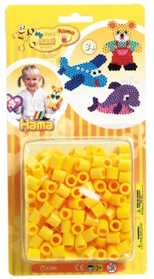 Image de HAMA 8503-00 Maxi Blister Paquet de 250 perles Jaune
