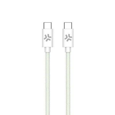 Productafbeelding van Celly USBCUSBCCOTTGN, 1,5 meter, USB-C, USB-C, Groen, Wit