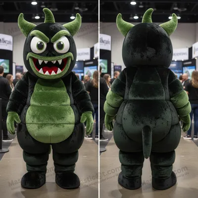 Immagine prodotto di Costume da mascotte MASTICOT del diavolo verde oliva