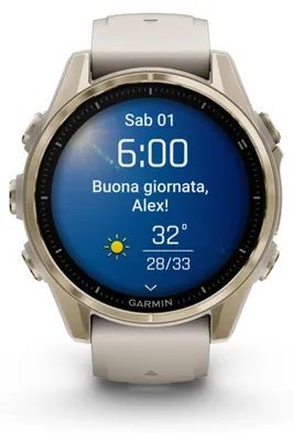 Produktbild von Garmin fenix 8, 3,3 cm (1.3"), AMOLED, Touchscreen, 32 GB, WLAN, GPS