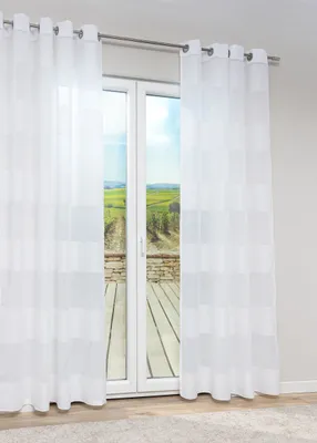Produktbild von Ösenschal Lysel Luepa in den Maßen (B x H): 144cm x 245cm in reinweiß