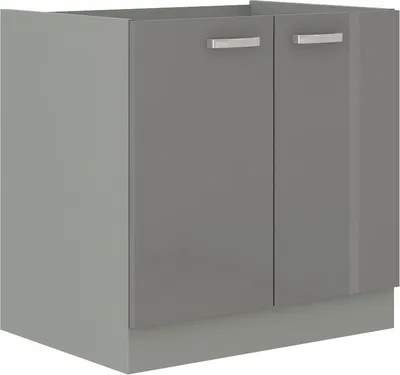 Obrázek produktu pro Dřezová skříňka ULLERIKE - šířka 80 cm, šedá