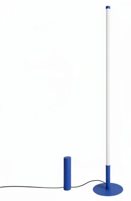 Produktbild von LED Stehlampe Metall mit Dimmer 150 cm hoch Ultramarin rund 3000 K 5157 lm Modern Stehleuchte