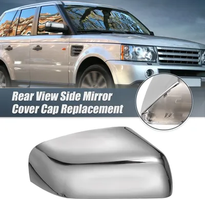 Image de Cache De Couverture De Rétroviseur Droit De Remplacement Chromé pour Land Rover Range Rover Sport Discovery Couvre-Garde De Rétroviseur Décoration Extérieure