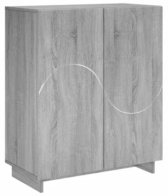 Obrázek produktu pro vidaXL Skříňka na boty, 73 x 38 x 87,5 cm, materiál: dřevotříska, barva: sonoma šedá