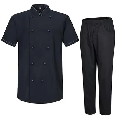 Zdjęcie produktu dla Kurtka szefa kuchni męska uniform misemiya 8501B spodnie